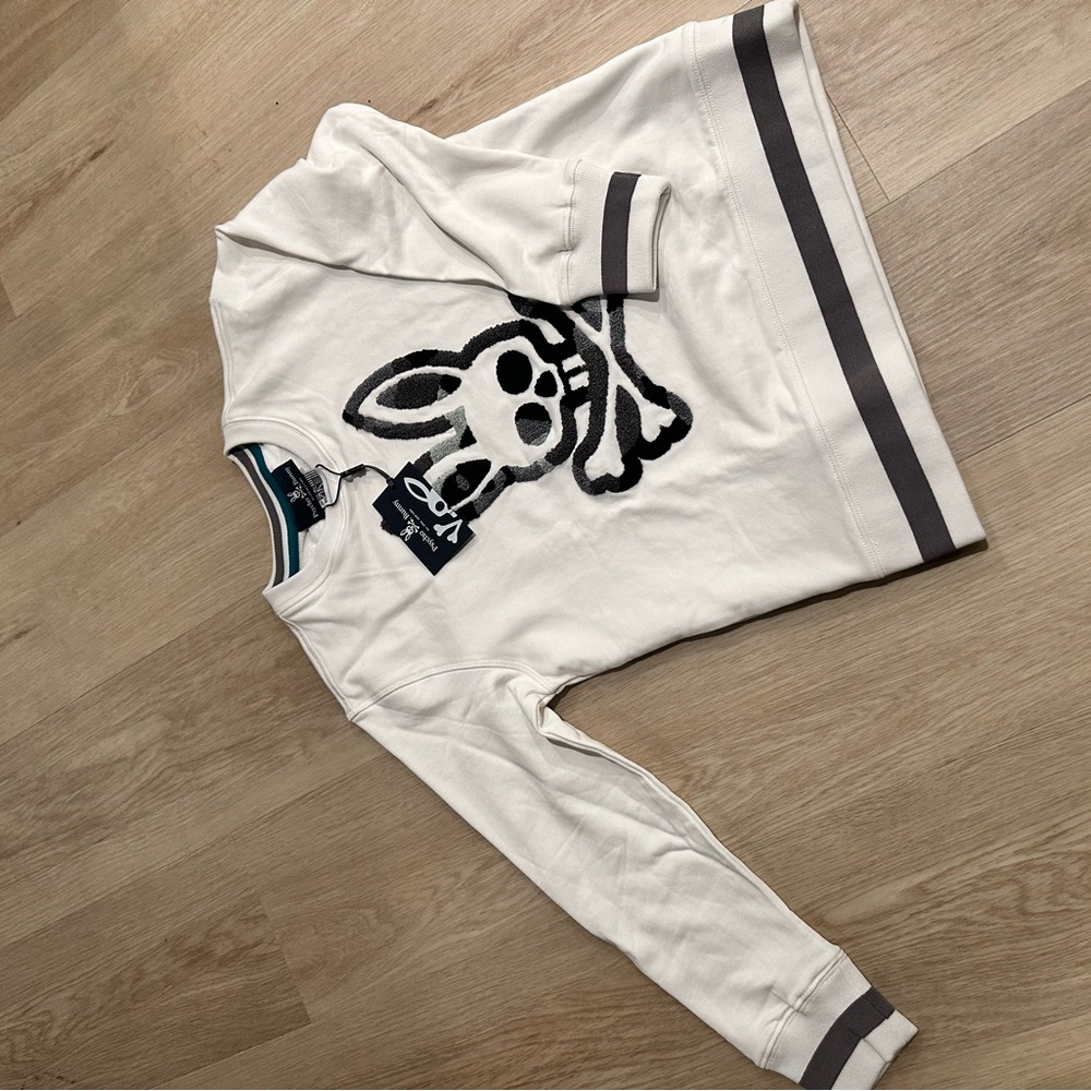 Psycho Bunny White crewneck sweatshirt
